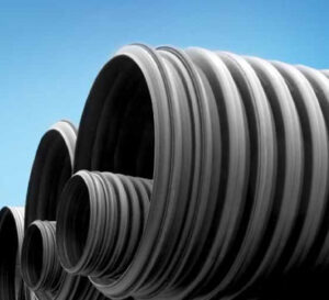 Dual wall corrugated pipe