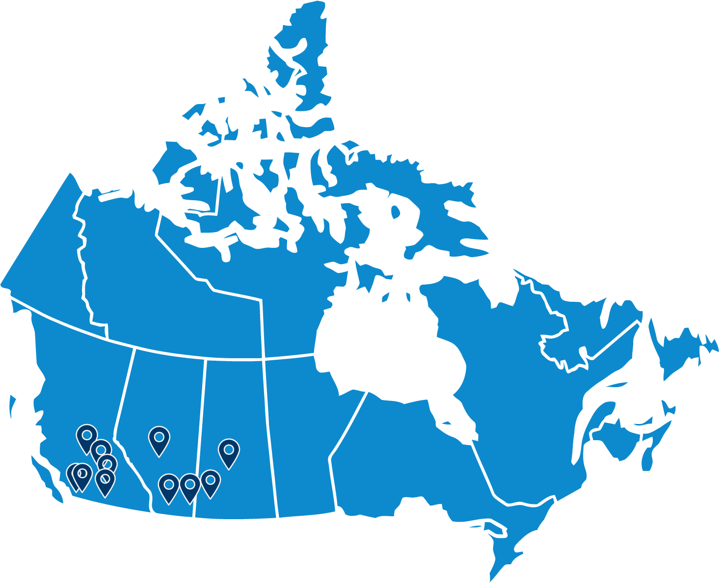 canada map 2023 8 locations – web size southern irrigation locations